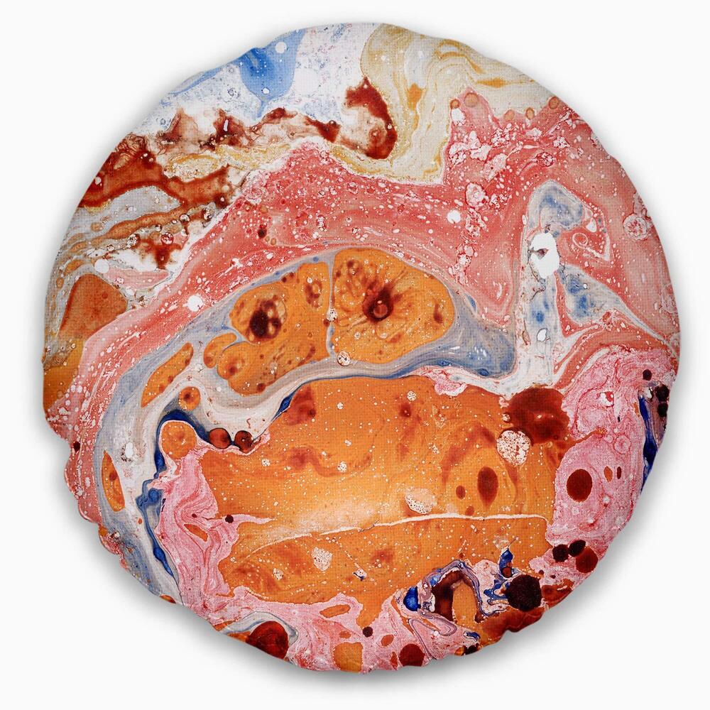 6432 Designart Rose Fusion' Abstract Throw Cushion Pillow Cover for Living